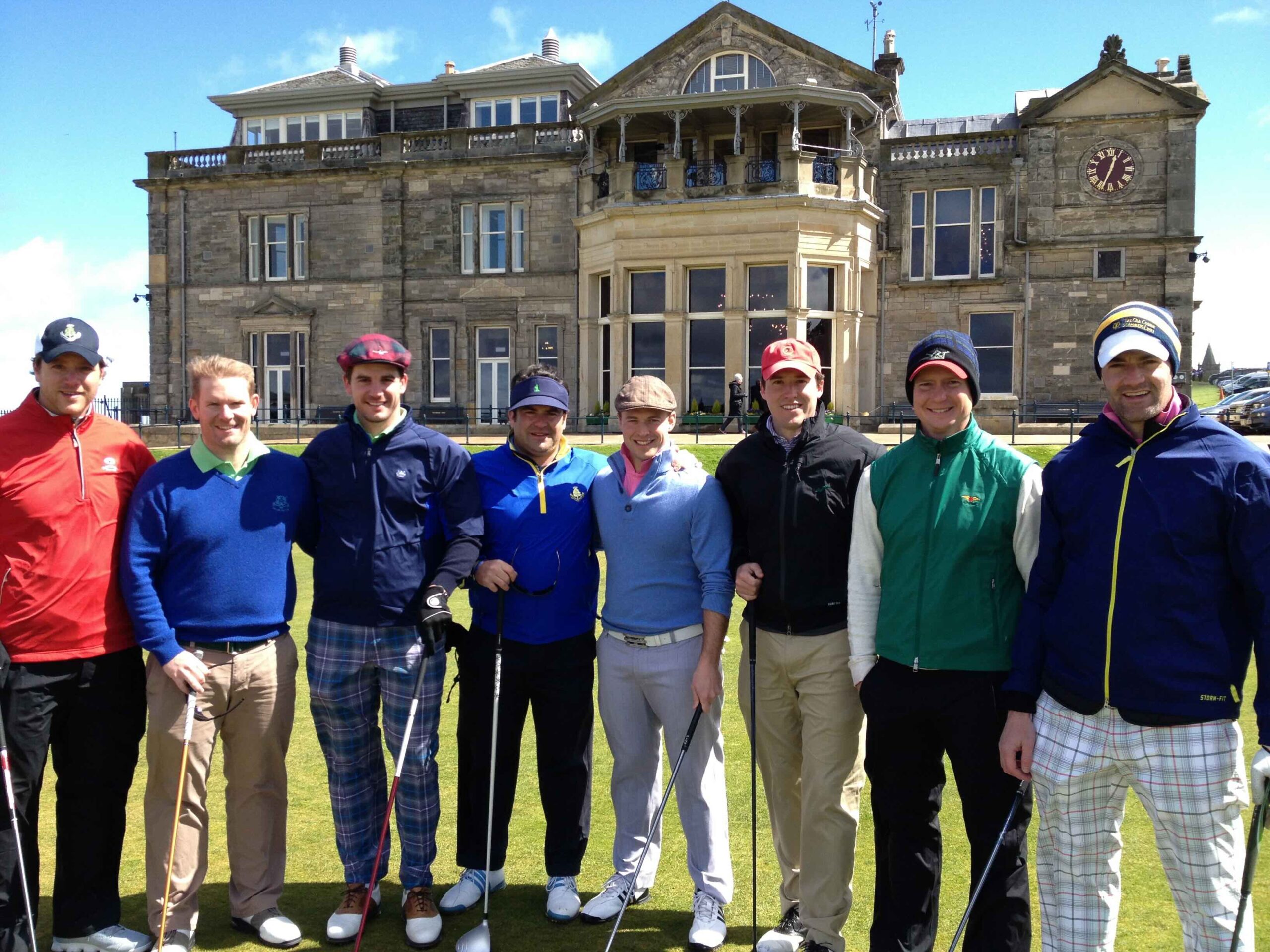 A Britannia Golf group on tour