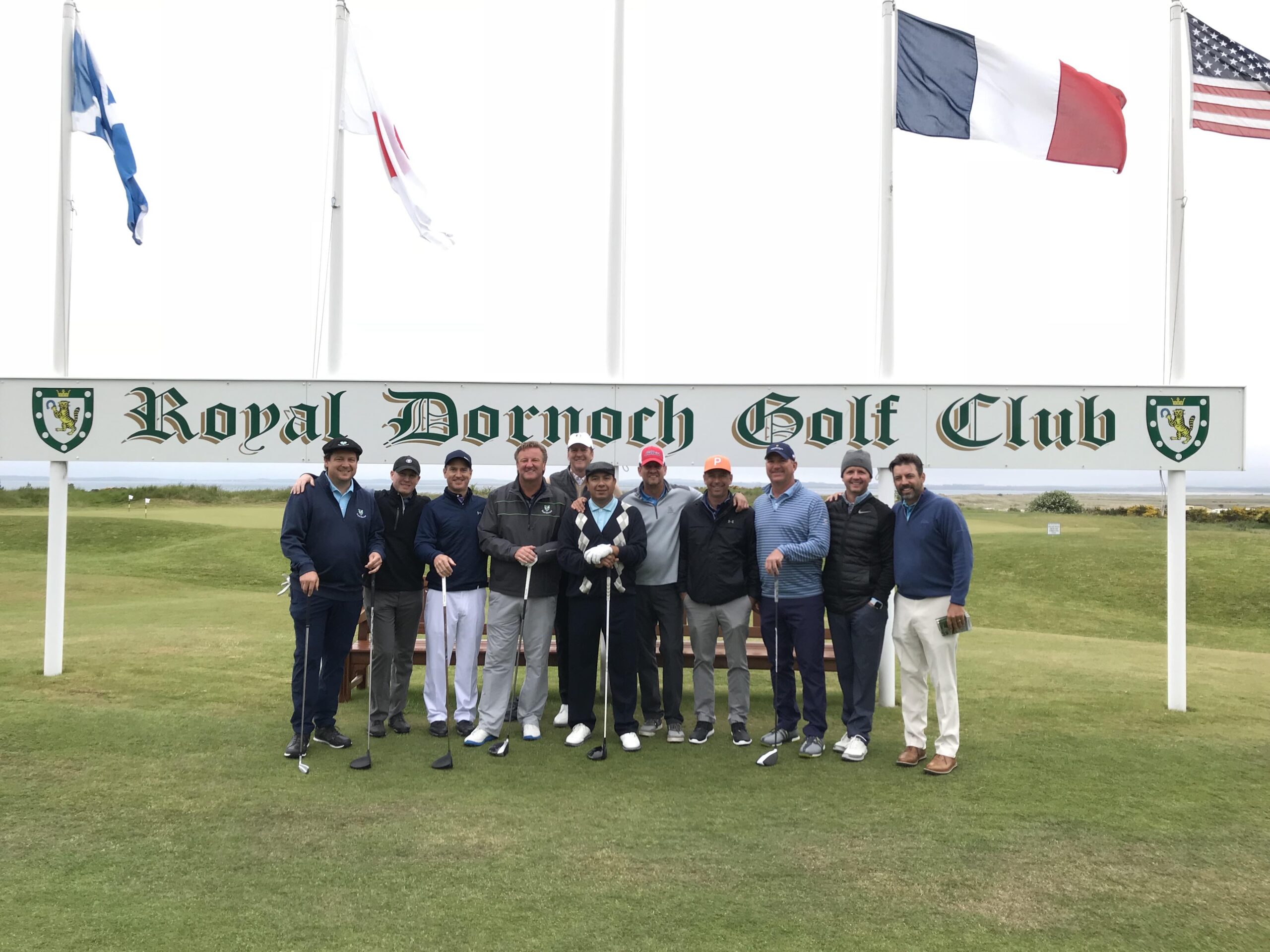 A Legendary Golf Trips group on tour